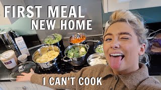 I COOKED my family our first dinner in my new home!! THE BEST SUNDAY EVER