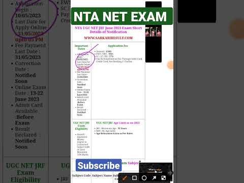 #NTA_UGC_NET_Exam_2023 Application form