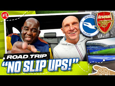No Slip Ups! | Brighton vs Arsenal | Road Trip