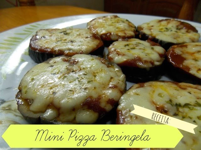 #MARIDONACOZINHA MINI PIZZA DE BERINJELA RECEITA JUSSARA MARANHO