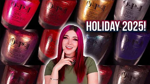 OPI Winter Holiday 2025 Nail Polish Collection Swatch & Review - Good Enough to Treat KELLI MARISSA