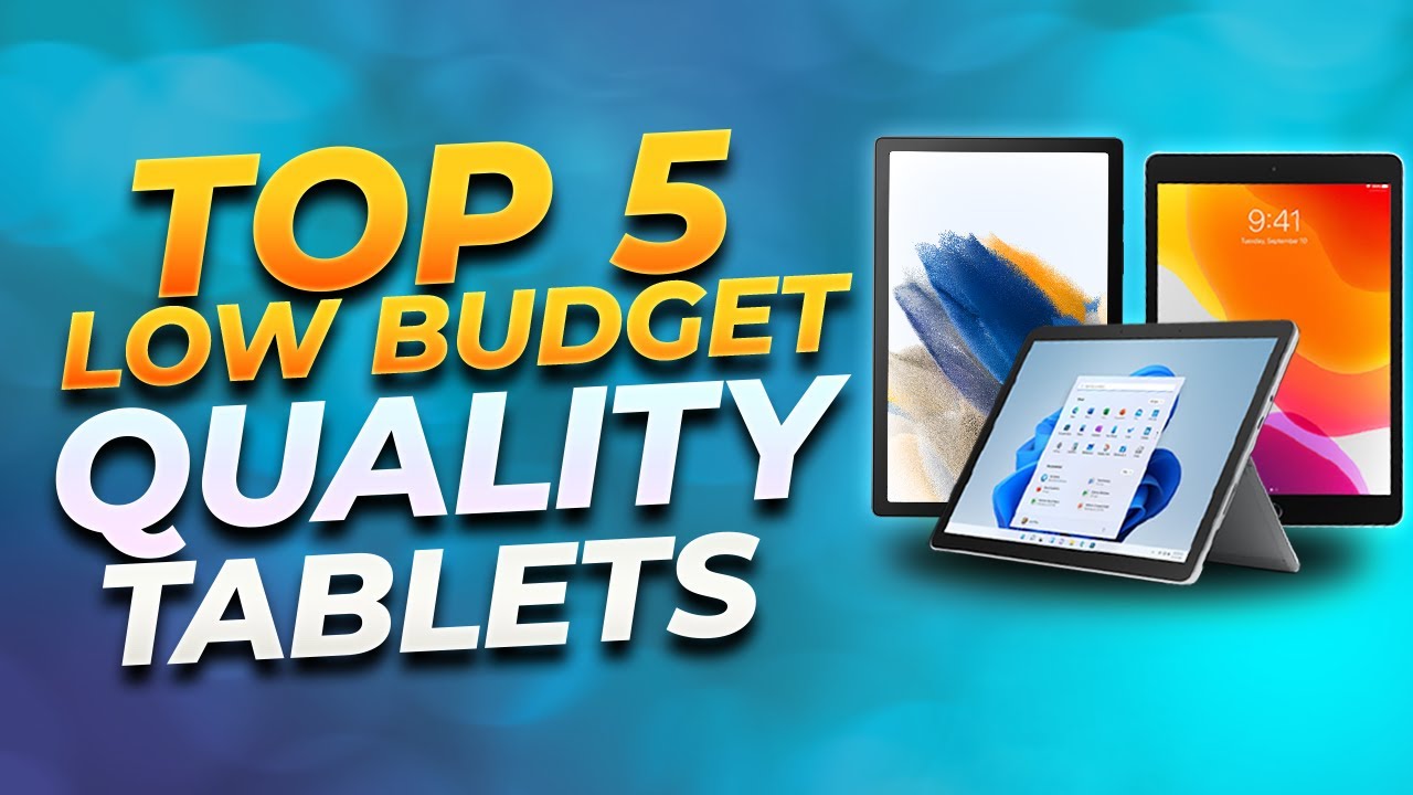 Light & Fast! Top 5 Budget Tablets for Productivity & Travel (2024) YouTube