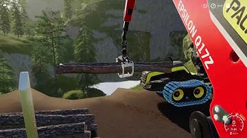 Farming simulator 19(PS4). Logging on grizzly mountain part 2
