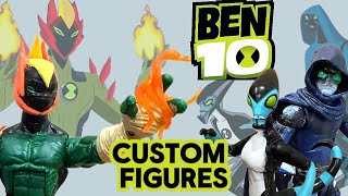 Custom Ben 10 Figures Custom Swampfire, XLR8, and Big Chill