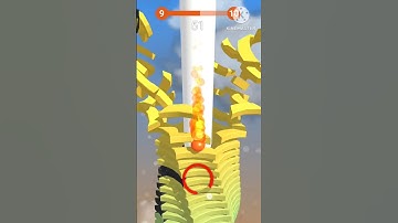 Stack Ball Gameplay || Level 9 || #shorts #ytshorts #trendingshorts