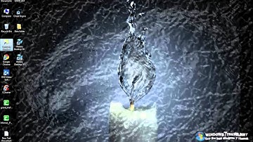 Animated Desktop Background In Windows 7