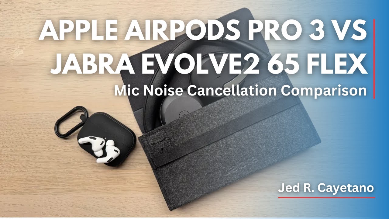 シャフが使っているairpodspro Quick Mic Noise Cancellation Comparison: Apple AirPods Pro 3 vs