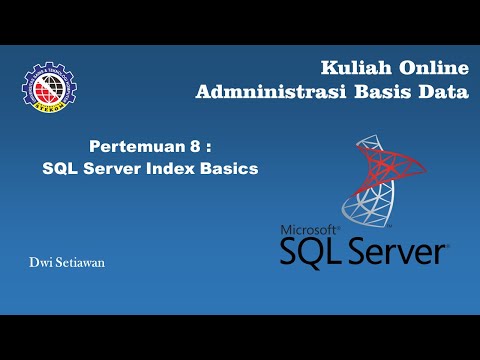 Video: Apa itu indeks berkerumun SQL Server?