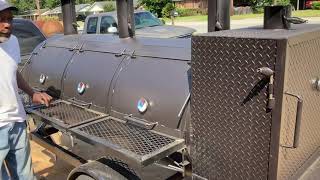 $200 off pre - July SALE Iron Man Jack 500-gallon Three Pig Jig Reverse Flow Smokers.