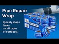 Weld On Pipe Repair Wrap Stops Leaks Quickly Weld On Pipe Repair Wrap Stops Leaks Quickly