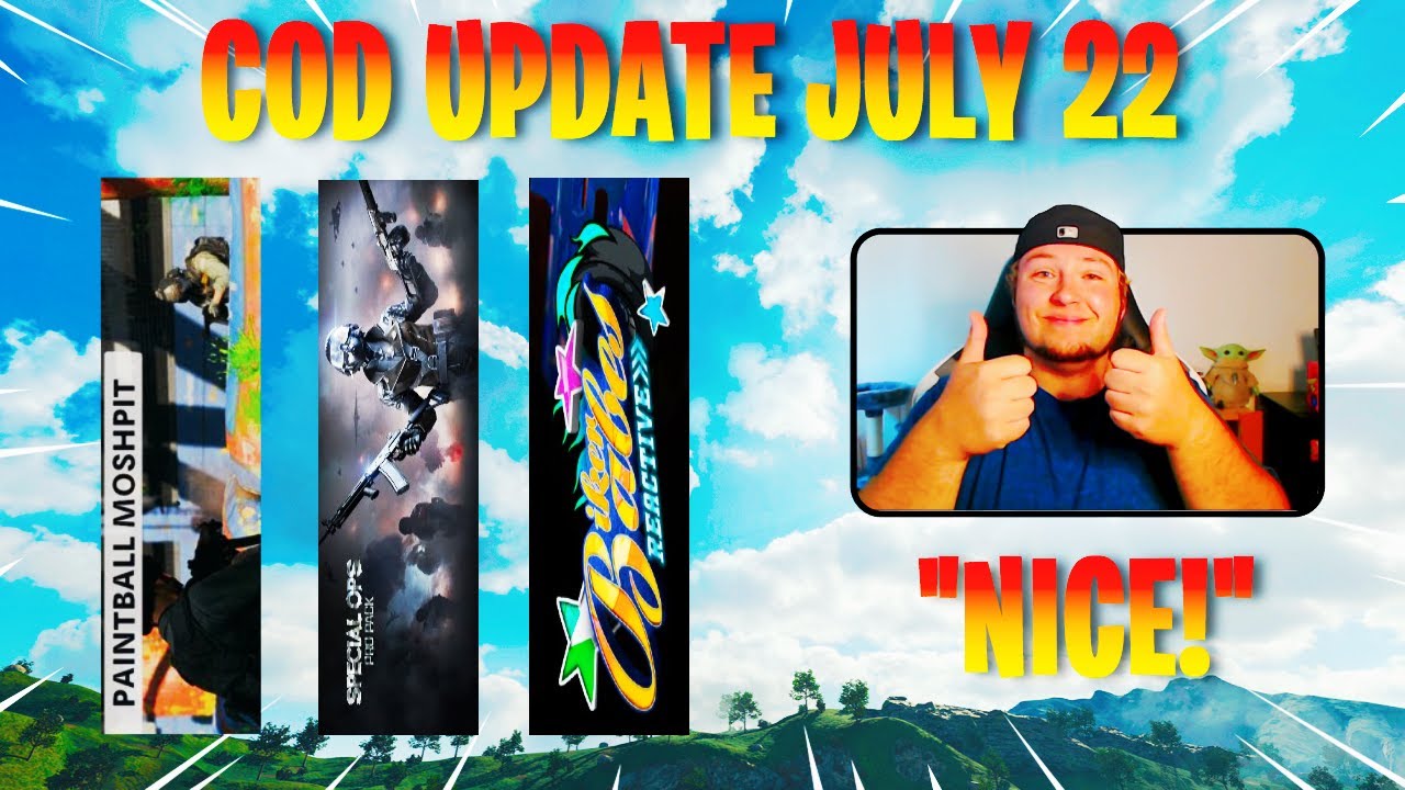 NEW COD UPDATE IN COLD WAR! PAINTBALL MOSHPIT, FREE ACCESS WEEK, MOTHERSHIP TRACER PACK , AND