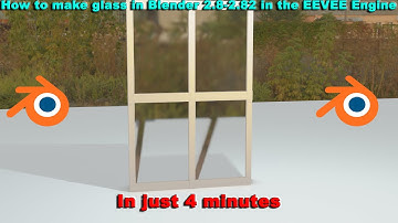 How To Make Glass In Blender 2.8-2.83 In EEVEE