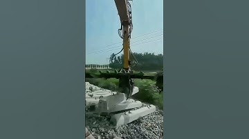 Railroad replacement sleepers - good machinery can improve work efficiency