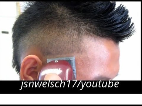 Faux Mohawk ✂ Frohawk Cómo Taper Fundido Haircut Vídeo Calvo Alinee w/  Clippers - YouTube