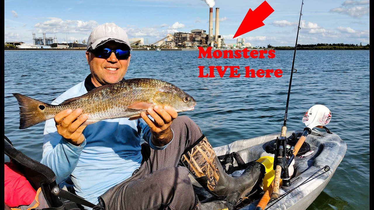 Apollo beach power plant fishing!! (Winter time Fishing Tampa Florida ...