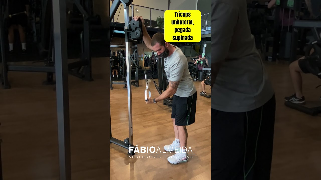 Tríceps unilateral, pegada supinada YouTube