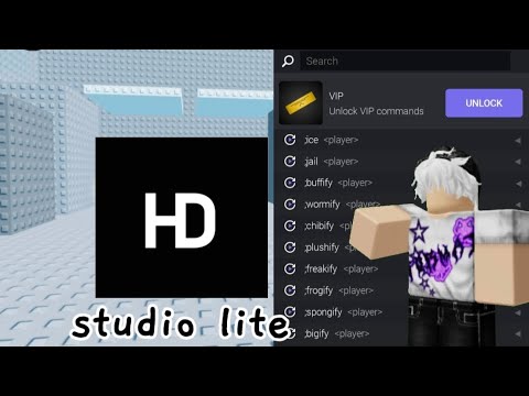 How to make HD admin In studio lite [Roblox]