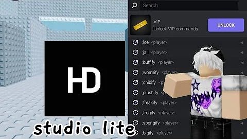 How to make HD admin In studio lite [Roblox]