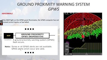WE CONTINUE REVIEWING GROUND PROXIMITY WARNING SYSTEM (GPWS) PART 2 (FINAL)