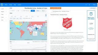 Mapipedia The Salvation Army Number Of Corps From 1987-2017