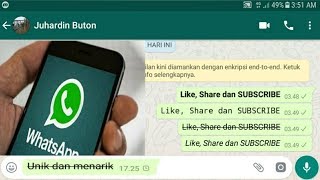 Wajib Coba Agar Tulisan Menarik Di WA Tanpa Aplikasi|Tutorial Membuat Status Menarik Di WhatsApp