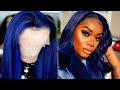 Let’s make a FALL COLOR WIG | Blonde to Navy blue hair | Laurasia Andrea