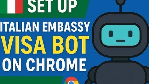 Book your italian visa appointment with bot