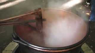 Apple Butter Cooking