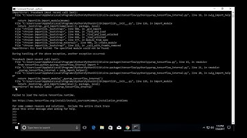 Tensorflow ImportError: No module named 