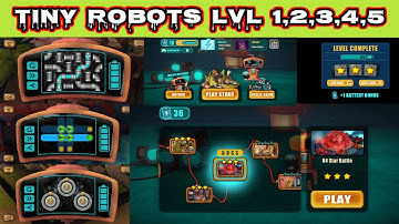 TINY ROBOTS RECHARGED - Levels 1-5 - Gameplay  Part - 1