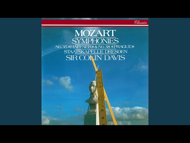 Mozart - Symphonie n°38 "Prague": Presto final : Staatskapelle Dresde / C.Davis