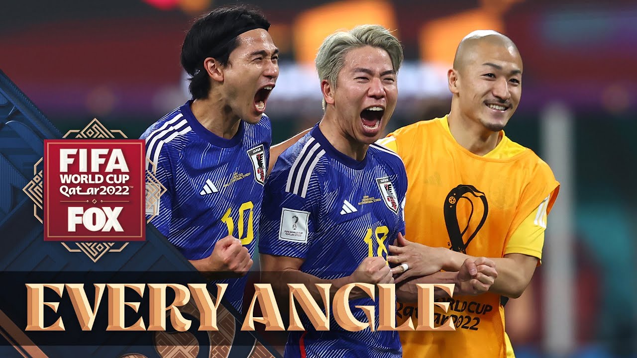 Japans Takuma Asano scores a GAME-WINNING goal in the 2022 FIFA World Cup Every Angle