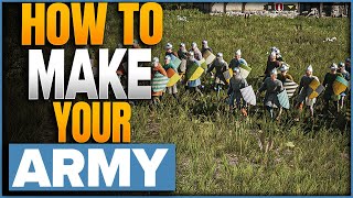 How To Make An Army & Form Militia In Manor Lords screenshot 4