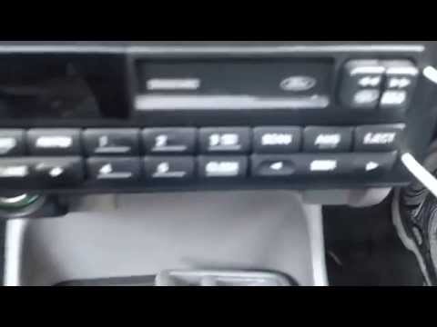 How To Remove Stock Radio on 1995 Ford Escort