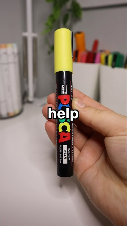 POSCA pen hack for damaged nibs 