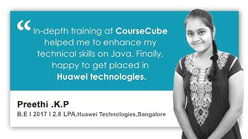 My first Software Development job in Huawei || CourseCube - The Best Java & Testing Institute