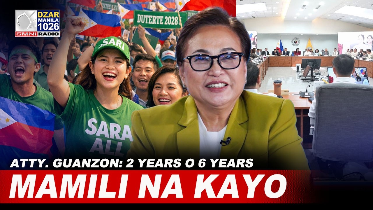 MAMILI NA KAYO, 2 years o 6 years? — Atty. Guanzon sa dinidinig na impeachment vs VP Sara