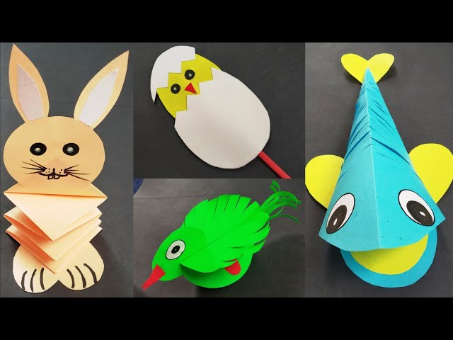 Simple and Easy Paper Crafts for Kids - Fun and Creative Ideas