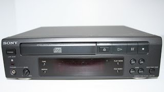 SONY CD PLAYER CDP-S35 / ソニー・CDプレイヤー・CDP-S35 簡単な操作動画