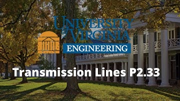 UVA ECE3209 | Transmission Lines | Ulaby P2.33