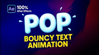 How to Create AMAZING Bouncing Text Animation in After Effects