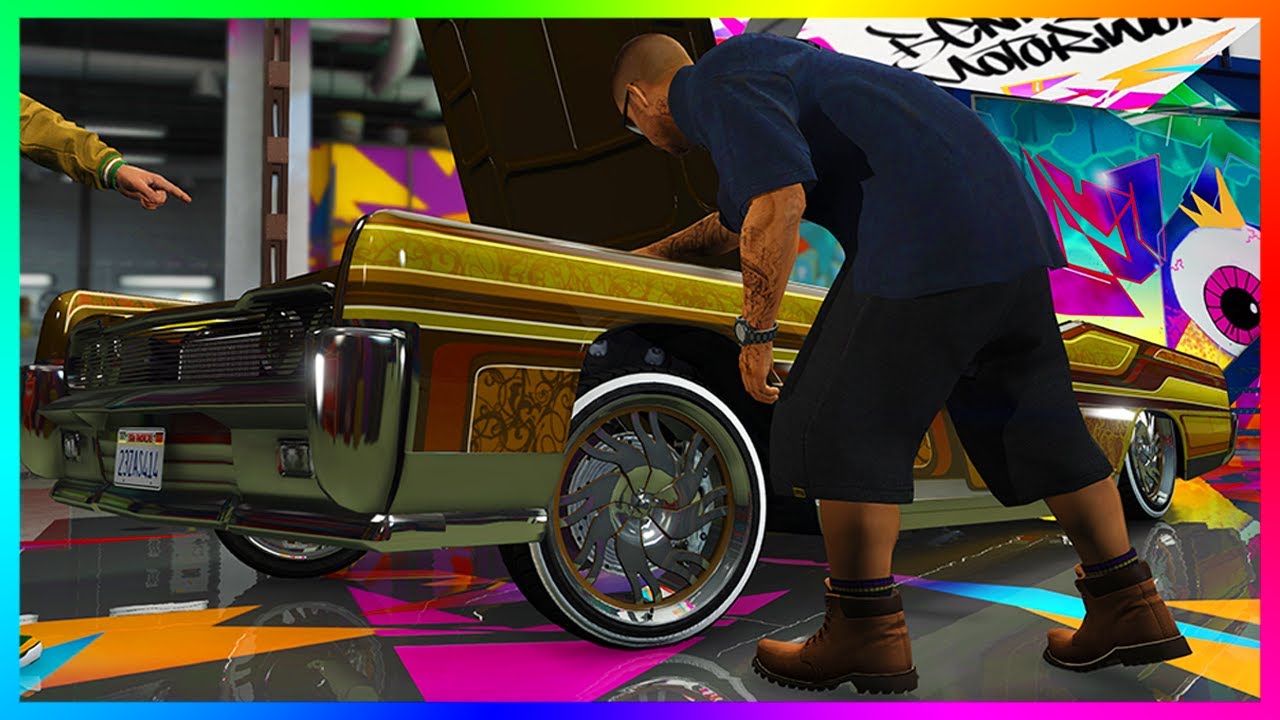 GTA 5 Lowriders DLC Garage Tour! Customization & Paint jobs (GTA 5