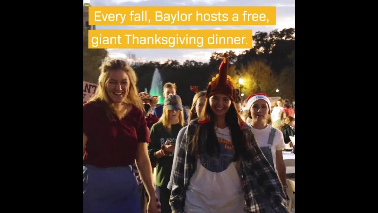 What is Baylor's All University Thanksgiving Dinner? YouTube