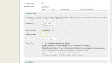 Creating General Assignments in Blackboard