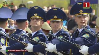 На #ПарадеПобеды в #Минске белорусы провели классический воинский ритуал. #Белоруссия