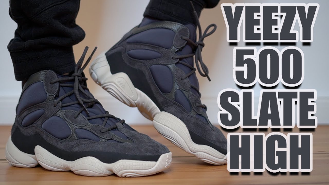 YEEZY 500 HIGH SLATE REVIEW \u0026 ON FEET + 