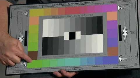 Robert Goodman on DSC Labs CamAlign Charts