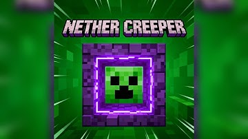 Creeper nether portal tutorial 🤫🤫
