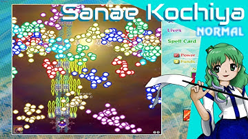 Touhou 18 - Unconnected Marketeers | Sanae Normal 1cc