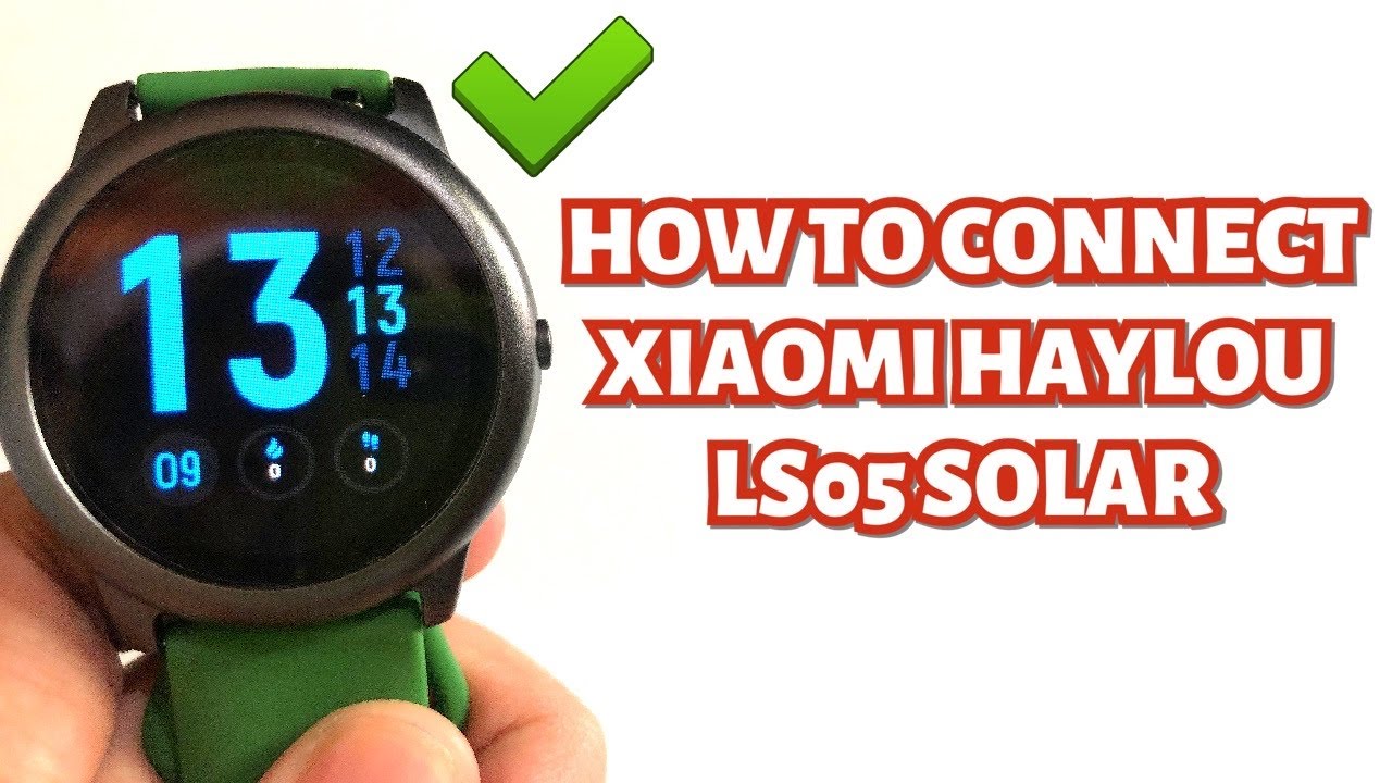 Mvsdimports - Smartwatch Haylou LS05 Solar, Bluetooth 5.0